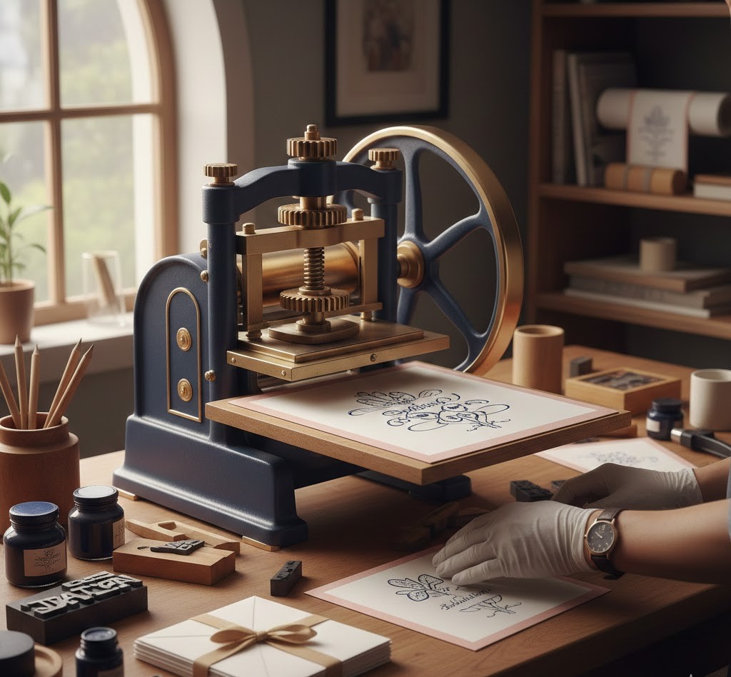 Letterpress printing press